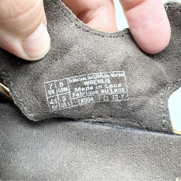 Dr. Martens Wrenlie Bronx Suede Fisherman Sandals Chunky Platform Tan Sz L9/M8‎ - Picture 11 of 11